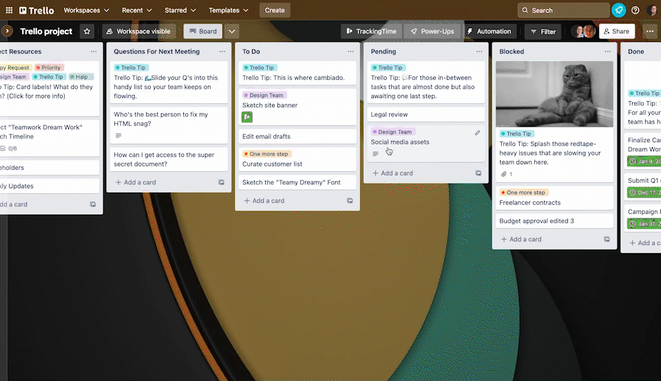 Time tracker by Tracking Time Power-Up | Trello
