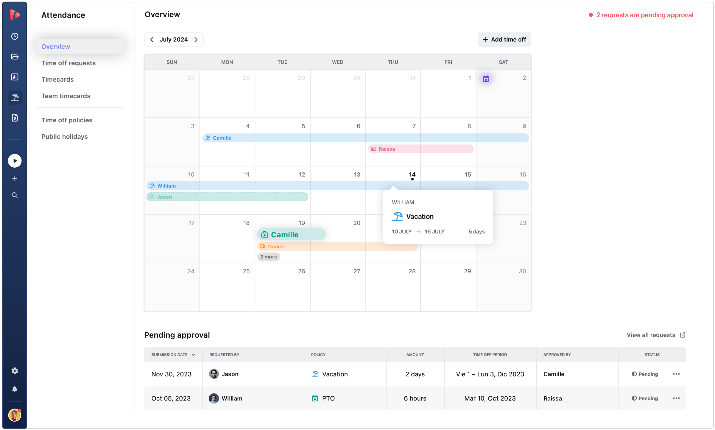 Streamline Time Off Management