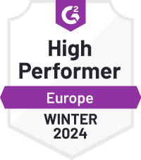 G2 High Performer Europe Winter 2024