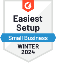 G2 Easiest Setup Small Business Winter 2024
