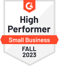 G2 High Performer Small Business Fall 2023