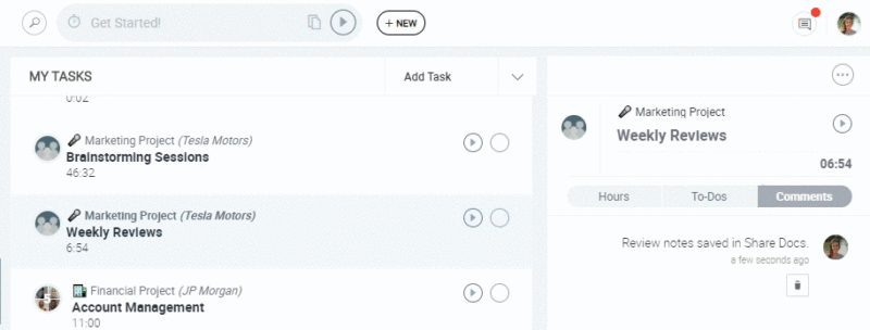 Delete tasks comments 🤭