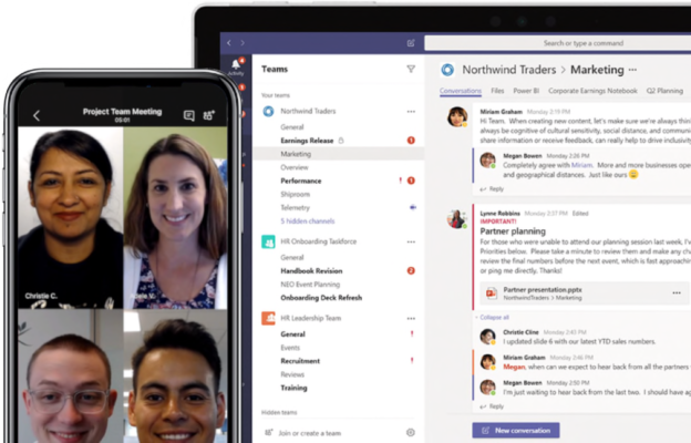 Microsoft teams improve productivity and collaboration