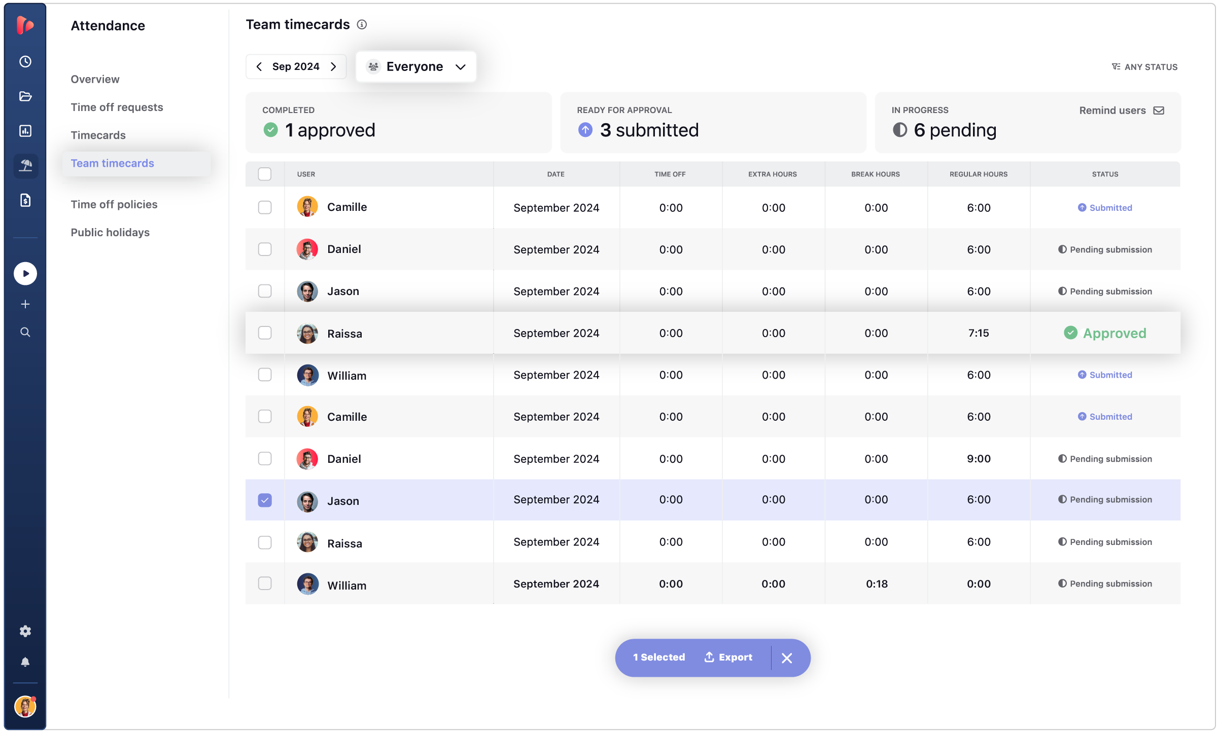 timecard