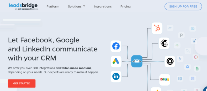 LeadsBridge - Marketing Automation Tools to Try in 2021