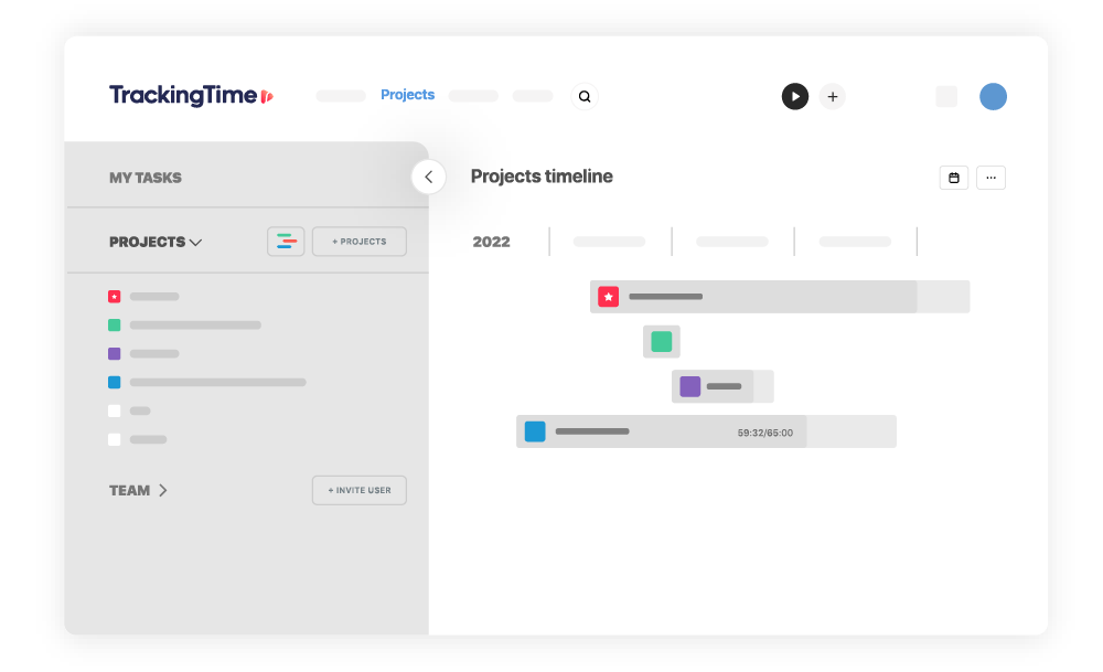 TrackingTime roadmap - timeline