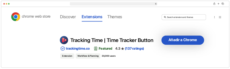 TrackignTime Browser Extension