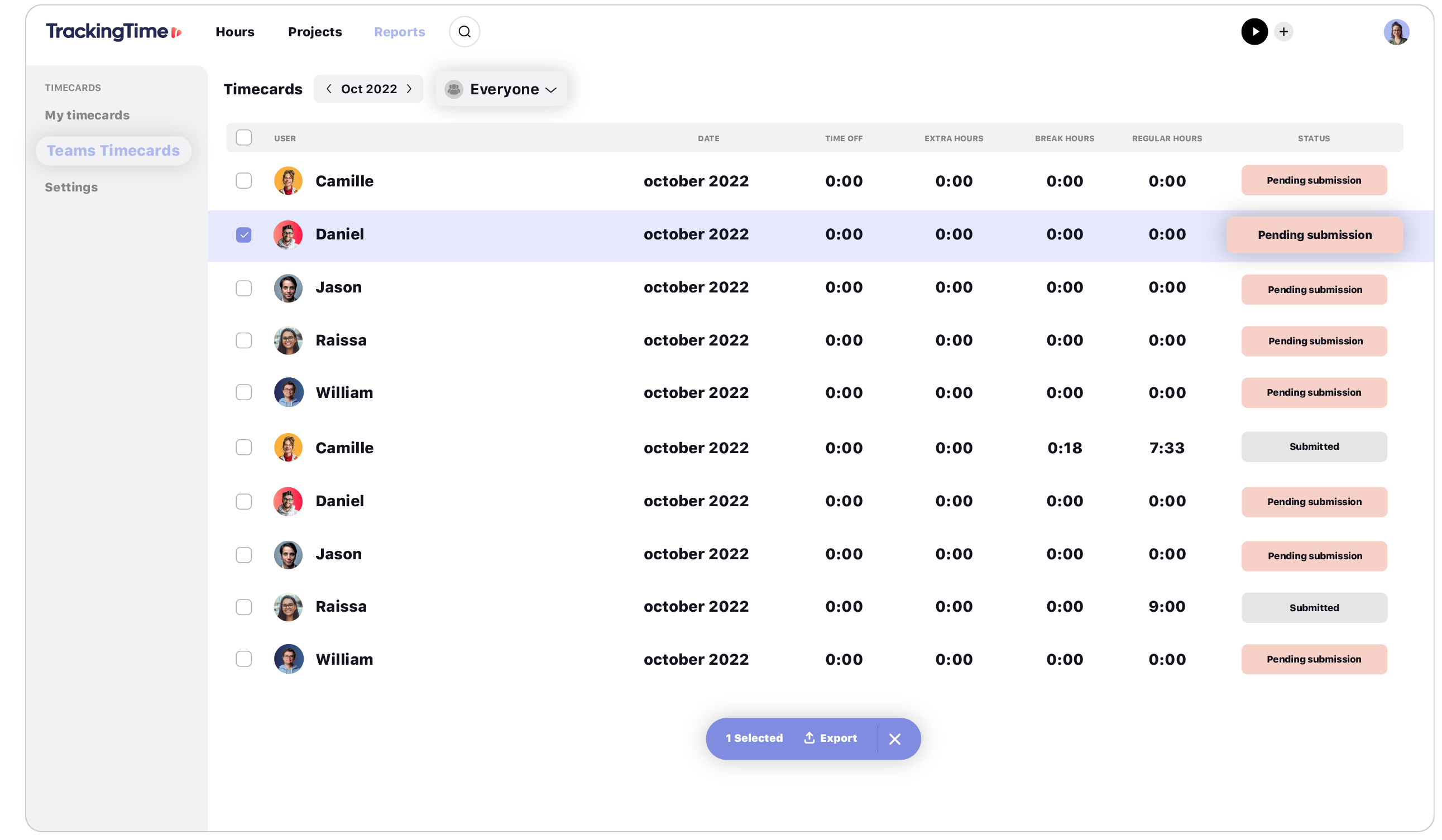 employee attendance tracker