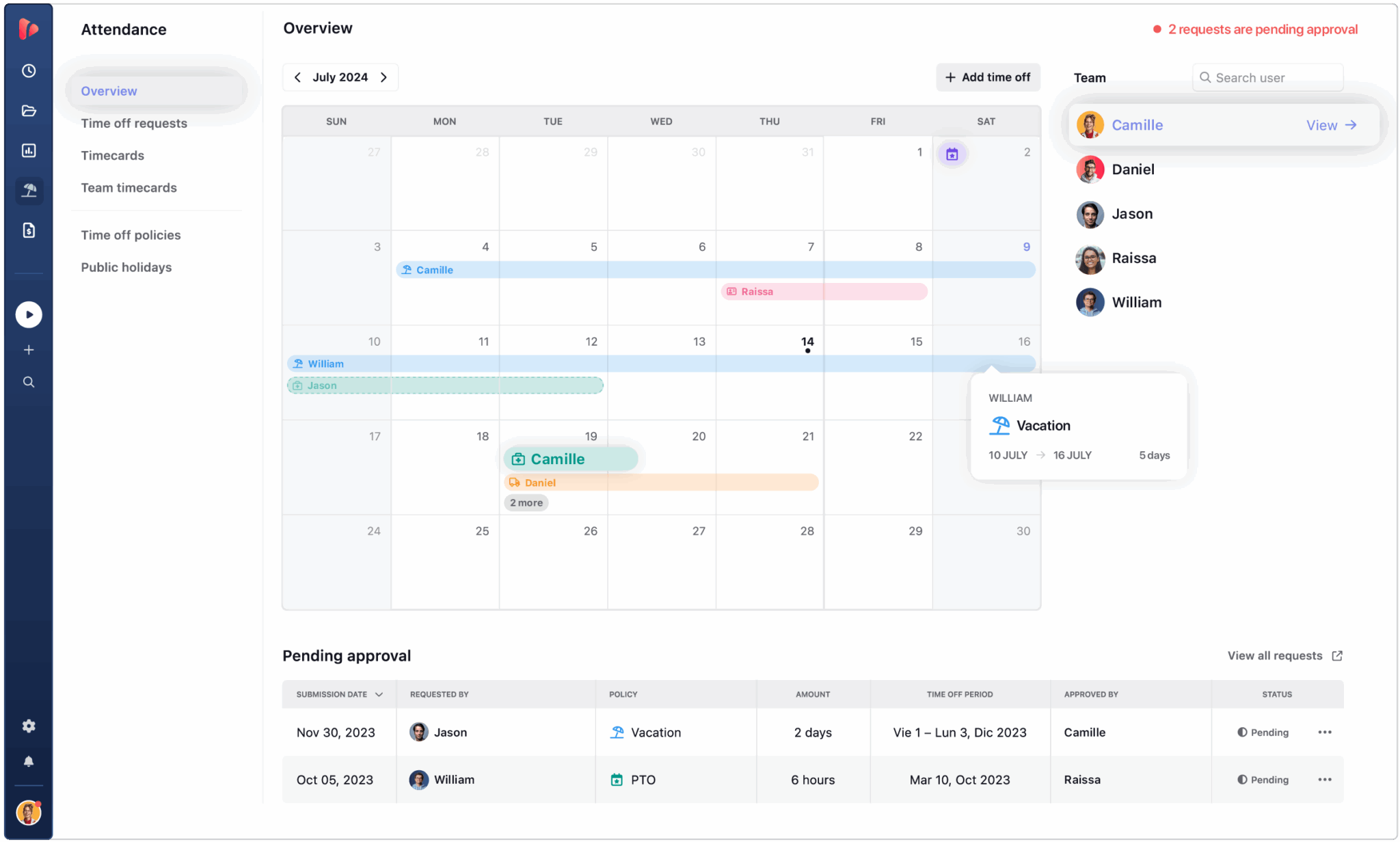 Leave Management Software for PTO, Vacations & Absence Tracking