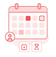 Every employee sees their own days, assigned, used, pending, and available